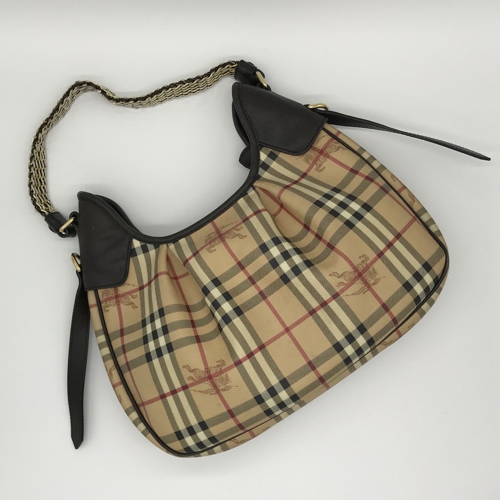 Burberry Haymarket Hobo Bag and Wallet - Picture 3 of 8